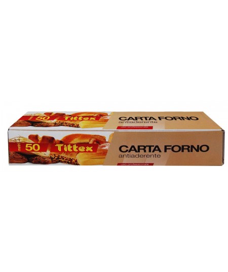 ROTOLO CARTA FORNO antiaderente Box 50m