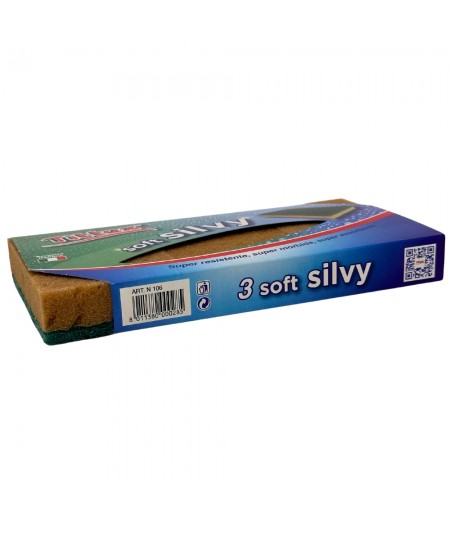 SOFT SILVY SPONGES – 3-PACK FOR ALL KINDS OF BUILD-UP