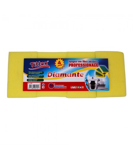 PROFESSIONAL DIAMOND SPONGES _4-pack for the kitchen