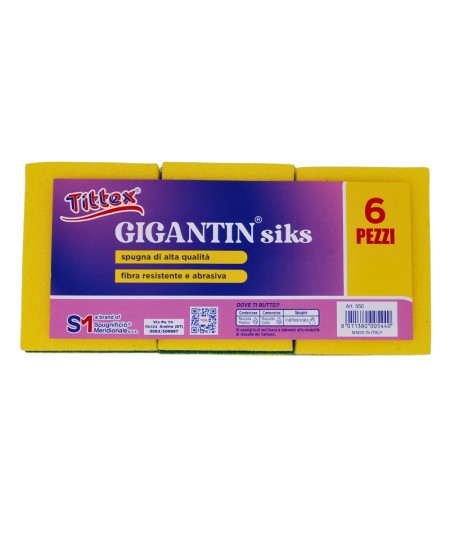 SPUGNE GIGANTIN SIKS