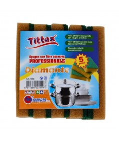 SPUGNE DIAMANTE PROFESSIONALE _5 pz