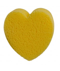 HEART-SHAPED BODY SPONGE_1 pc FOR SOFT, SILKY SKIN