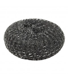 SPUGNA ACCIAIO ZINCATA_ 40g_sfusa PER RIMUOVERE RESIDUI DI GRASSO