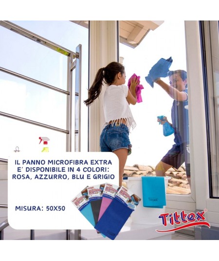 EXTRA FALò MICROFIBRE CLOTH_50X70 FOR GLASS AND STAINLESS STEEL