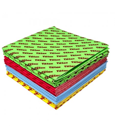 COLOURED MULTI-PURPOSE CLOTHS_38X38_8 pcs FOR ALL SURFACES