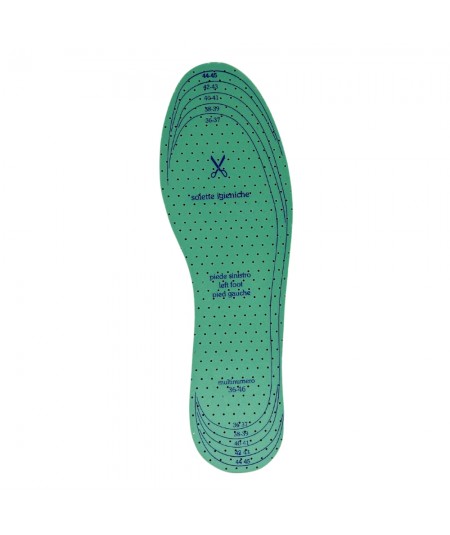 TOP-QUALITY, UNIVERSAL, ODOUR-CONTROL AND BREATHABLE CHLOROPHYLL INSOLES