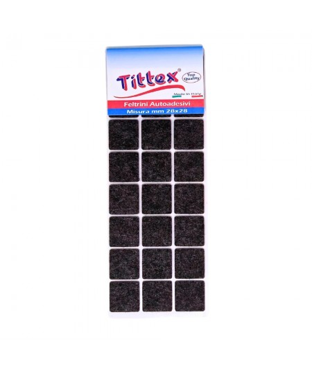FELTRINI ANTISCIVOLO QUADRATI 28X28MM TOP QUALITY