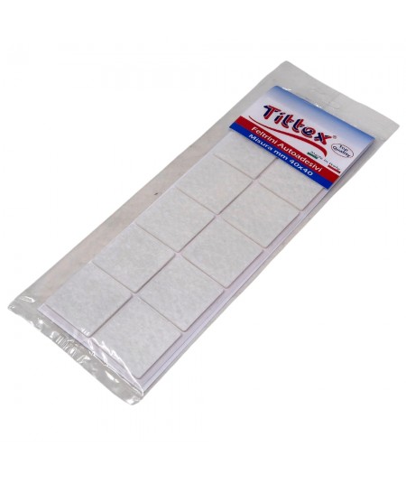 SQUARE NON-SLIP FELT PADS, 40X40MM, TOP QUALITY