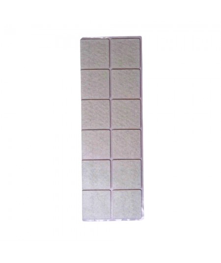SQUARE NON-SLIP FELT PADS, 40X40MM, TOP QUALITY