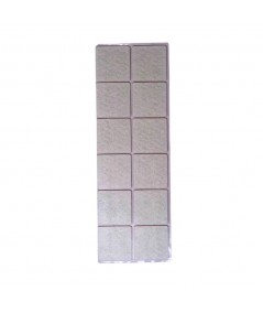 SQUARE NON-SLIP FELT PADS, 40X40MM, TOP QUALITY