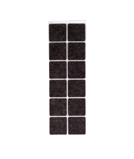 SQUARE NON-SLIP FELT PADS, 40X40MM, TOP QUALITY
