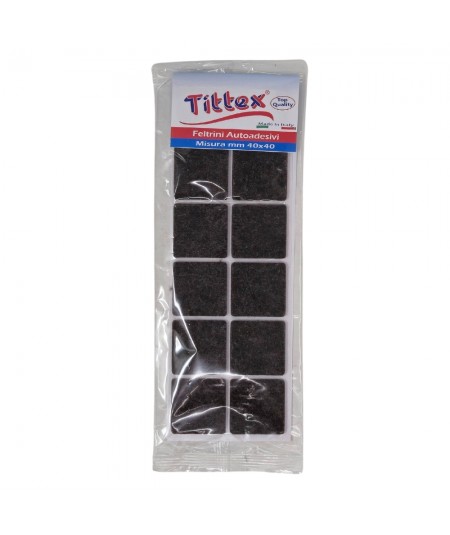 SQUARE NON-SLIP FELT PADS, 40X40MM, TOP QUALITY