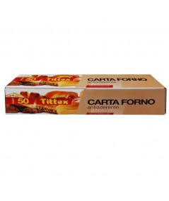 ROTOLO CARTA FORNO antiaderente Box 50m