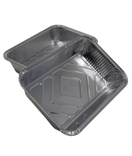 ALUMINIUM CONTAINERS – 2 PORTIONS FOR COOKING FOOD