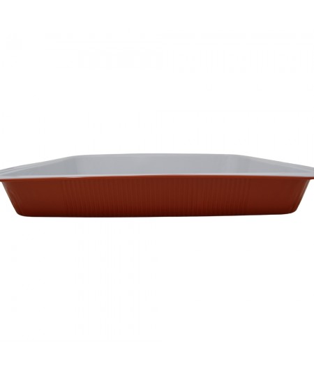 ALUMINIUM CONTAINERS WITH TERRACOTTA HANDLES, 12-PORTION, FOR FOOD