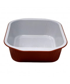 TIELLA TERRACOTTA 1-PORTION ALUMINIUM FOOD CONTAINERS