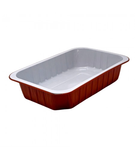 TIELLA TERRACOTTA 2-PORTION ALUMINIUM FOOD CONTAINERS