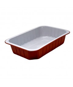 TIELLA TERRACOTTA 2-PORTION ALUMINIUM FOOD CONTAINERS