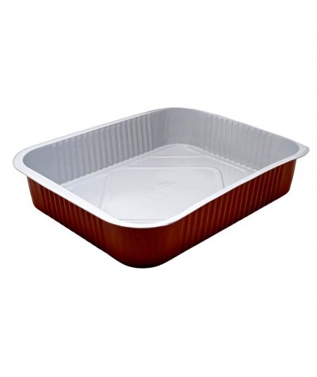 TIELLA TERRACOTTA 8-PORTION ALUMINIUM FOOD CONTAINERS