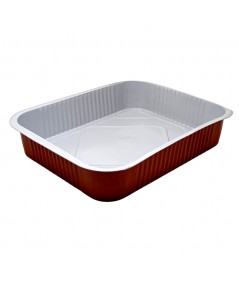 TIELLA TERRACOTTA 8-PORTION ALUMINIUM FOOD CONTAINERS