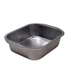 LA TIELLA_SILVER_1-PORTION ALUMINIUM FOOD CONTAINERS
