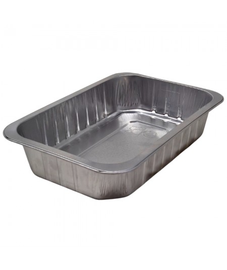 LA TIELLA_SILVER Aluminium Food Containers – 2 Servings