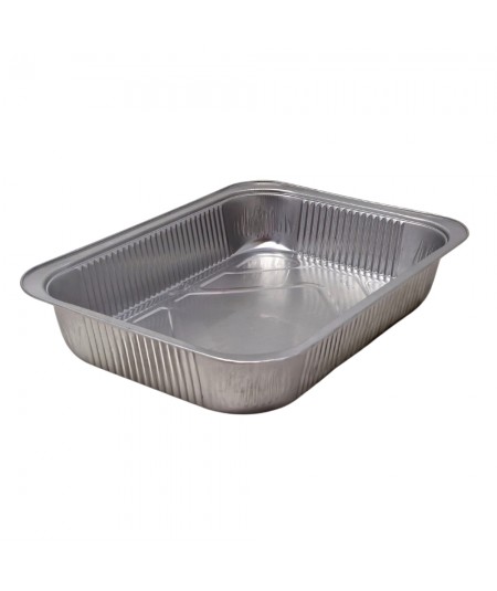 LA TIELLA_SILVER_4-PORTION ALUMINIUM FOOD CONTAINERS