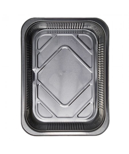 LA TIELLA_SILVER_4-PORTION ALUMINIUM FOOD CONTAINERS