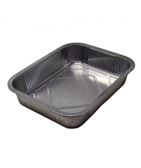 LA TIELLA_SILVER_8-PORTION ALUMINIUM FOOD CONTAINERS