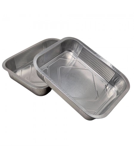 LA TIELLA_SILVER_8-PORTION ALUMINIUM FOOD CONTAINERS
