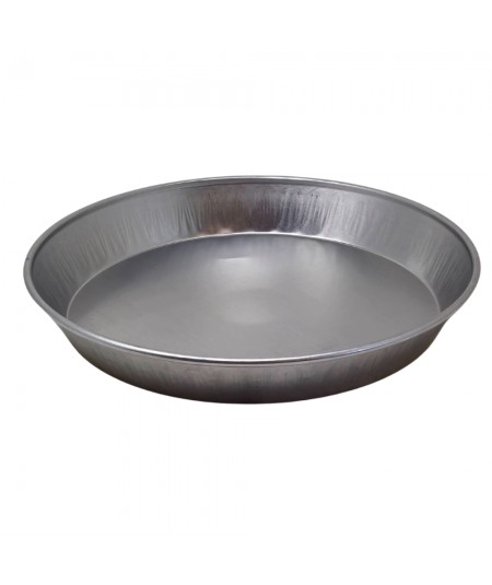 RIGID ALUMINIUM BAKING TIN, 28 D, FOR STORING AND COOKING FOOD