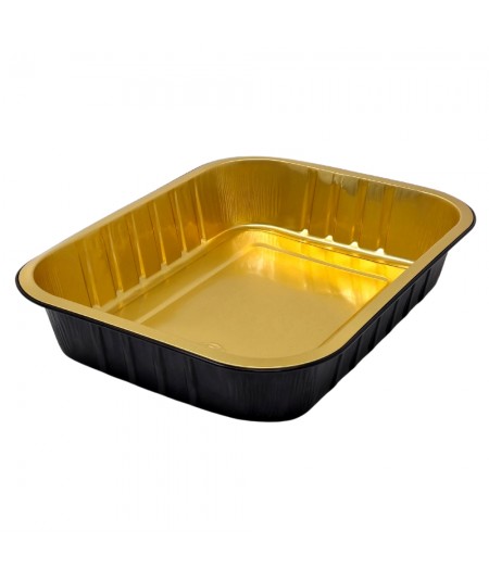 LA TIELLA_GOLD_4-PORTION ALUMINIUM FOOD CONTAINERS