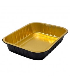 LA TIELLA_GOLD_4-PORTION ALUMINIUM FOOD CONTAINERS