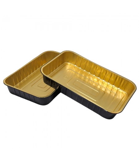 LA TIELLA_GOLD_6-PORTION ALUMINIUM FOOD CONTAINERS