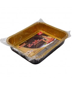 LA TIELLA_GOLD_8-PORTION ALUMINIUM FOOD CONTAINERS