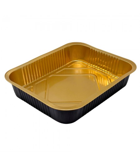 LA TIELLA_GOLD_8-PORTION ALUMINIUM FOOD CONTAINERS