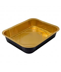 LA TIELLA_GOLD_8-PORTION ALUMINIUM FOOD CONTAINERS