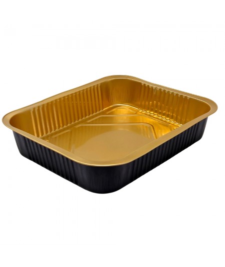 LA TIELLA_GOLD_8-PORTION ALUMINIUM FOOD CONTAINERS