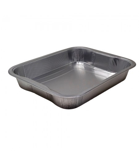 ALUMINIUM CONTAINERS WITH TERRACOTTA HANDLES, 6-PORTION, FOR FOOD
