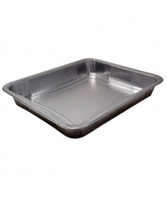 ALUMINIUM CONTAINERS WITH TERRACOTTA HANDLES, 6-PORTION, FOR FOOD