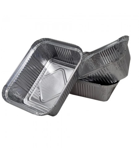 ALUMINIUM CONTAINERS WITH LIDS_SINGLE-PORTION FOOD CONTAINERS