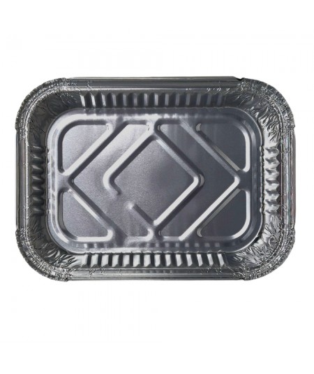 ALUMINIUM CONTAINERS WITH LIDS_2-PORTION FOOD CONTAINERS