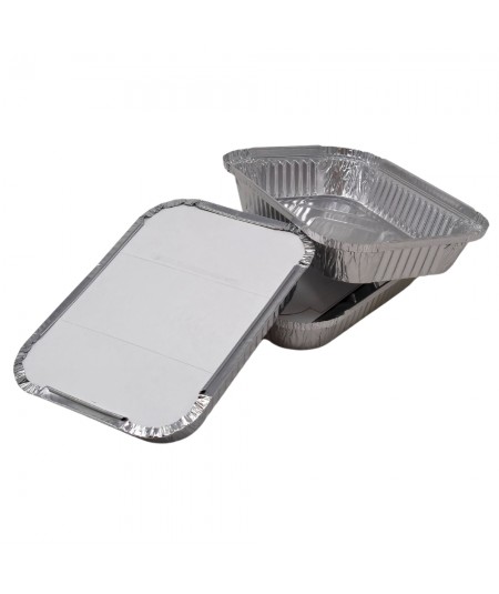 ALUMINIUM CONTAINERS WITH LIDS_SINGLE-PORTION FOOD CONTAINERS