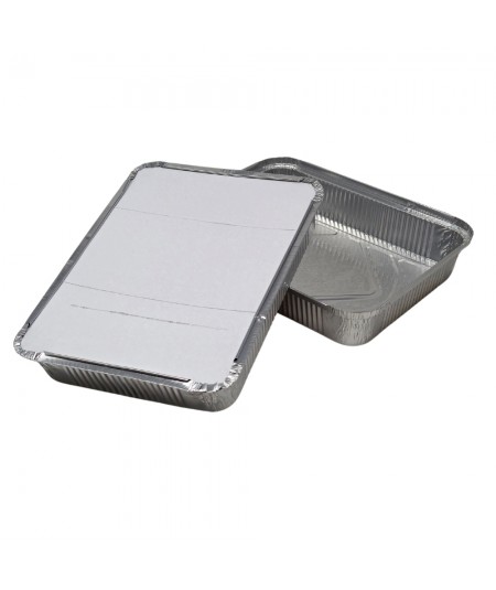 ALUMINIUM CONTAINERS WITH LIDS_4-PORTION FOOD CONTAINERS