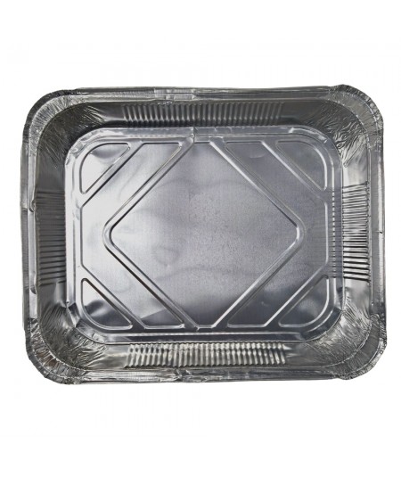 ALUMINIUM CONTAINERS WITH LIDS_8-PORTION FOOD CONTAINERS