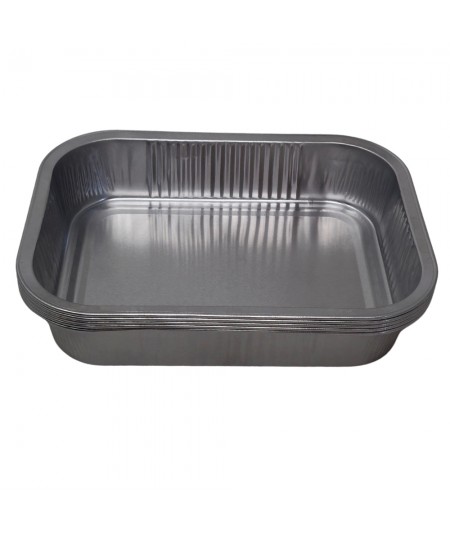 CONTENITORI ALLUMINIO LA TIELLA_SILVER_1 PORZIONE PER ALIMENTI