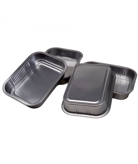 LA TIELLA_SILVER_1-PORTION ALUMINIUM FOOD CONTAINERS