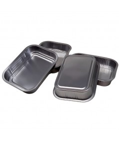 CONTENITORI ALLUMINIO LA TIELLA_SILVER_1 PORZIONE PER ALIMENTI
