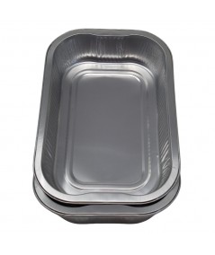 CONTENITORI ALLUMINIO LA TIELLA_SILVER_2 PORZIONI PER ALIMENTI