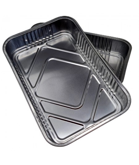 LA TIELLA_SILVER_6-PORTION ALUMINIUM FOOD CONTAINERS